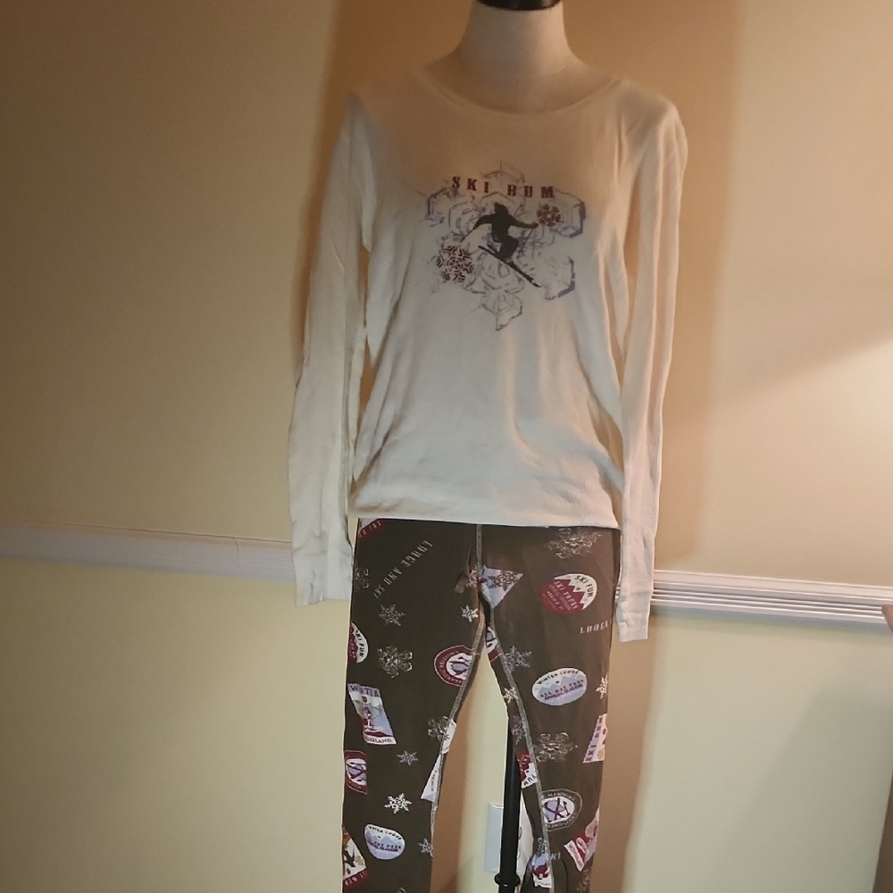 PJ Salvage Ski Bum Pajamas L/XL